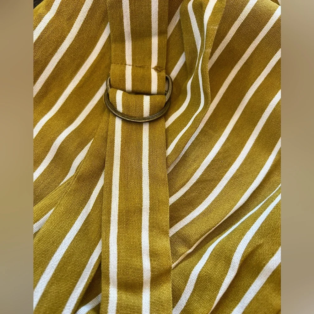 NWOT APeach Mustard Colored High Waisted Jumpsuit - Picture 10 of 13
